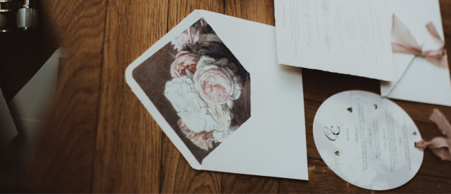 Envelope Reveal Invitation Suites