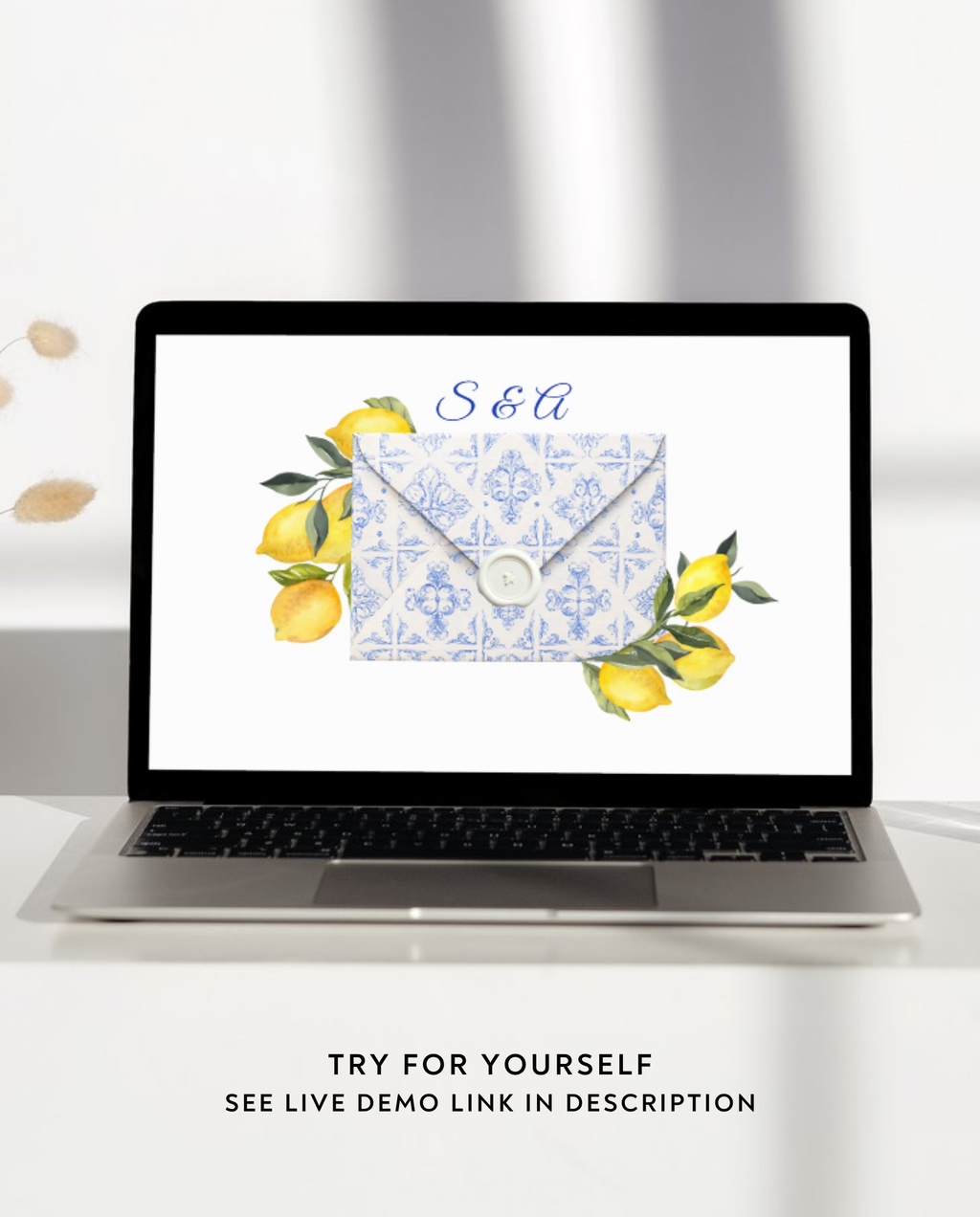 Envelope Reveal Invitation Suite - La Dolce Vita