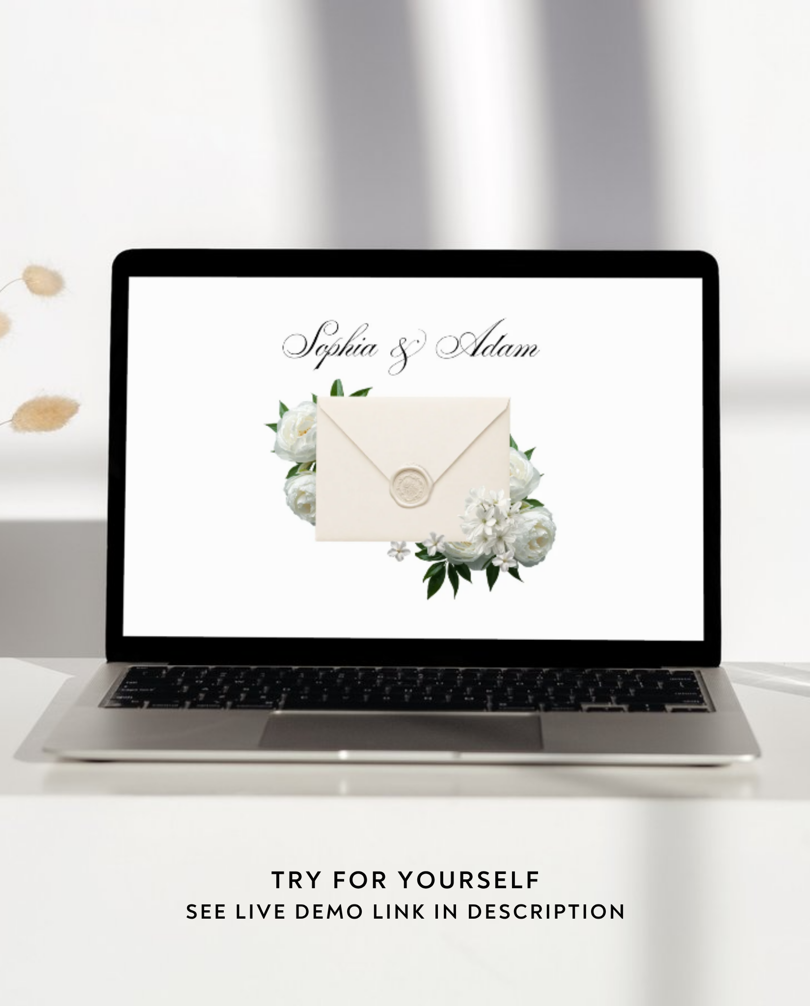 Envelope Reveal Invitation Suite - The Ivory Floral
