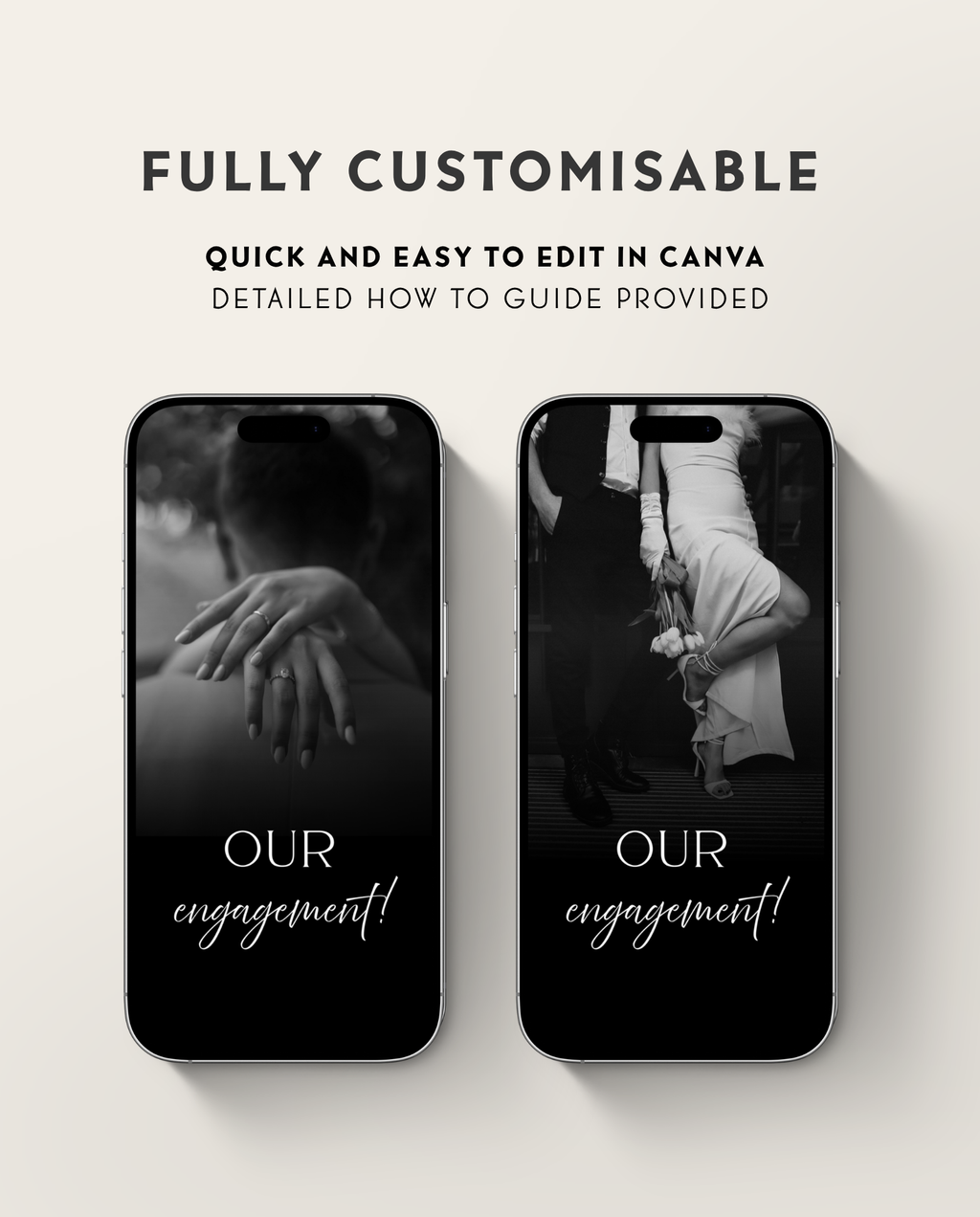 Engagement Party Invitation - Black