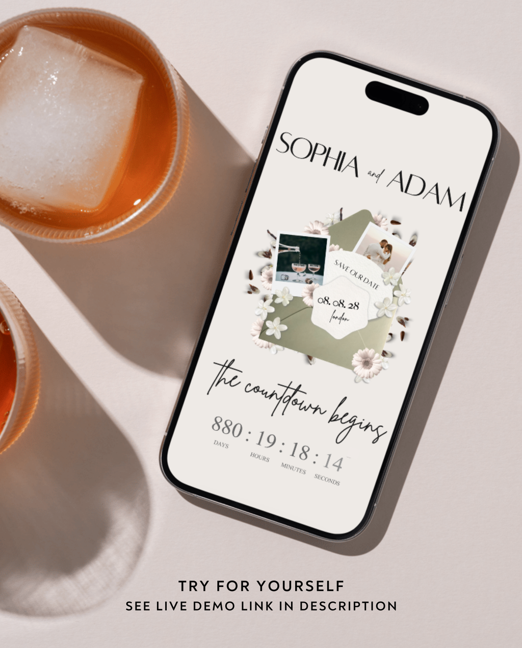 Save the Date - Rustic Sage