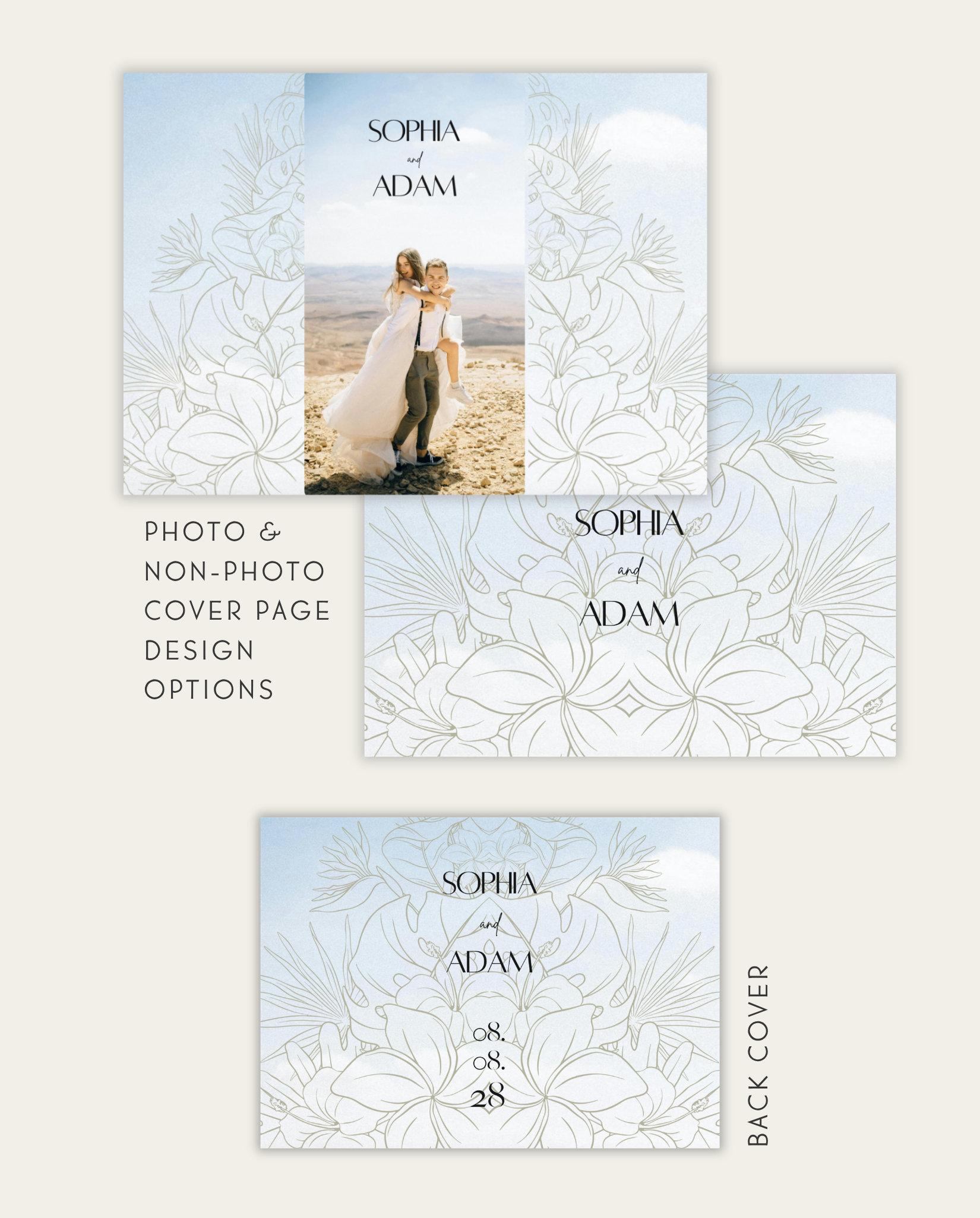 Interactive Wedding Invitation - Bohemian Floral