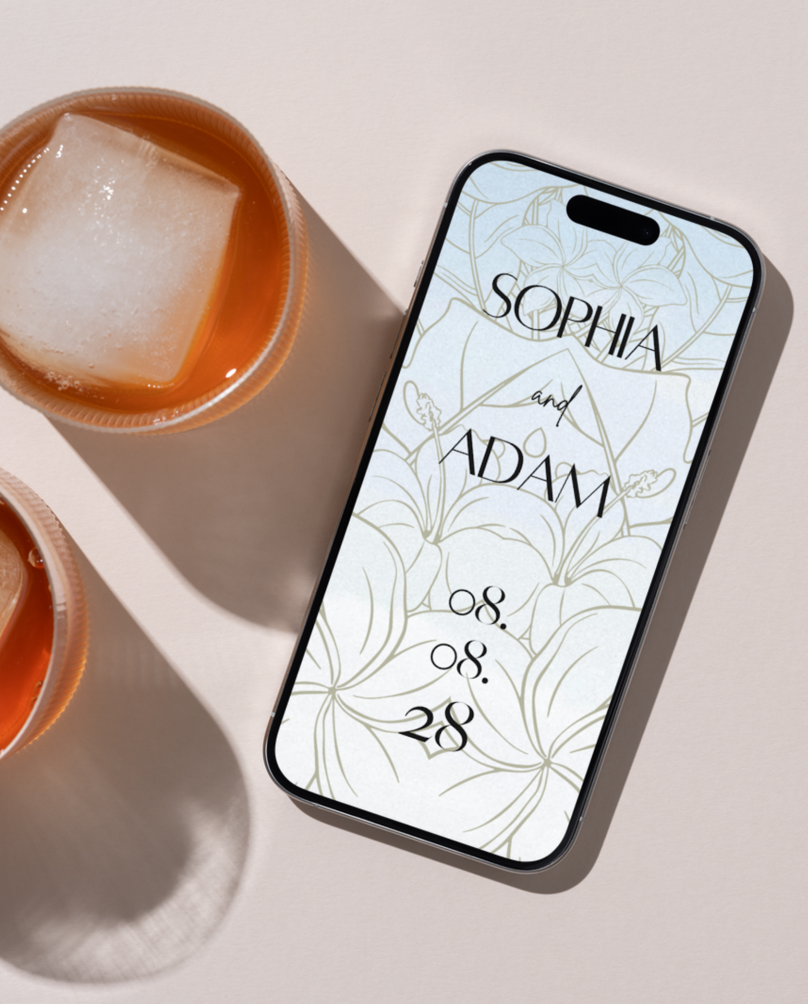 Interactive Wedding Invitation - Bohemian Floral