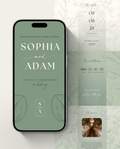 Interactive Wedding Invitation - Eucalyptus