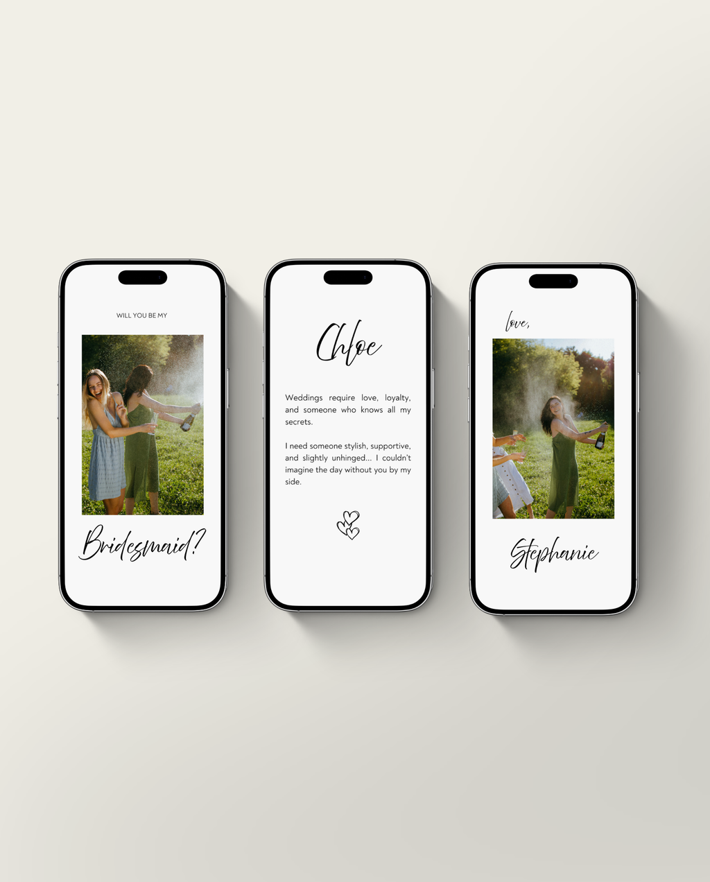 Bridesmaid Proposal - Classic