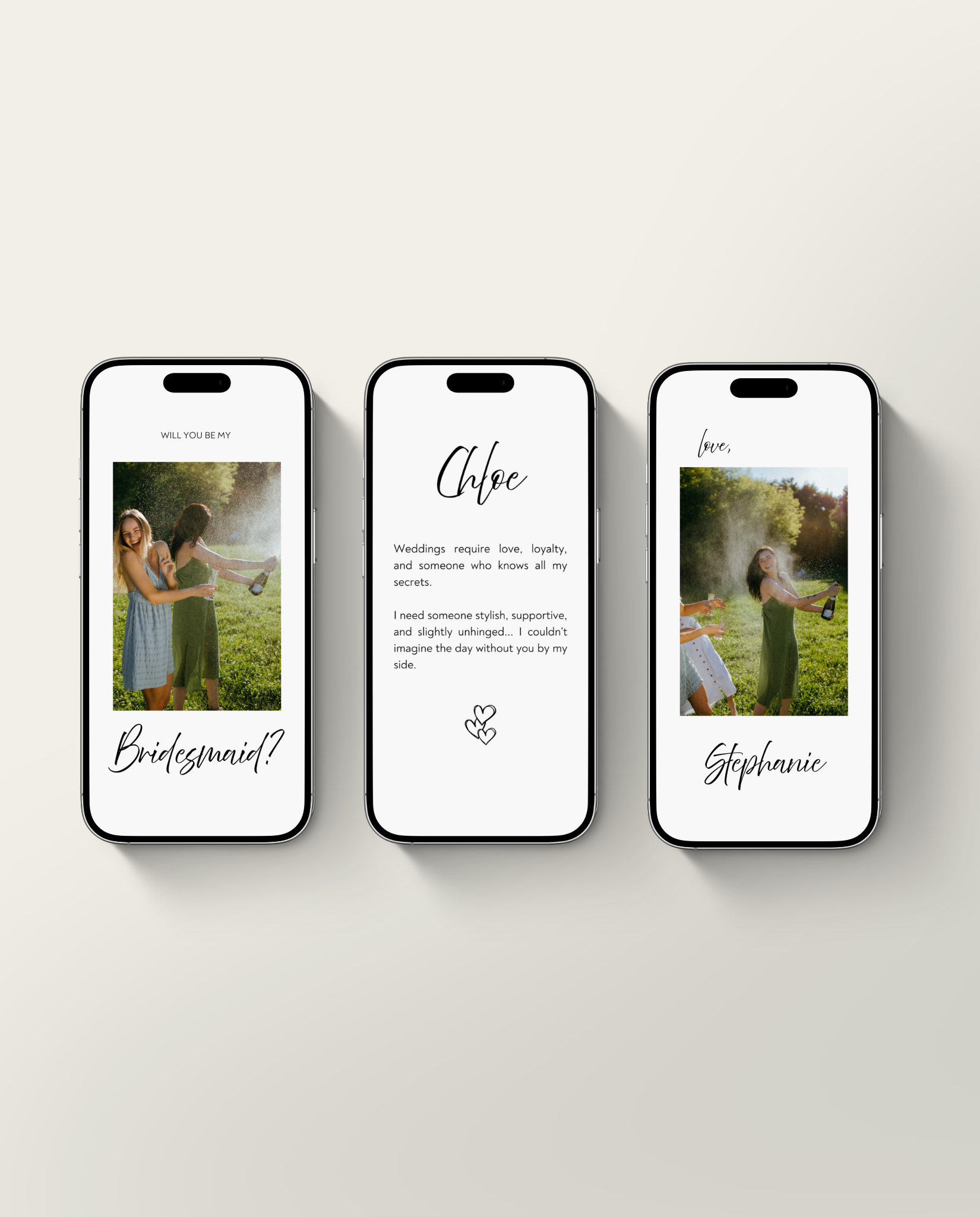 Bridesmaid Proposal - Classic