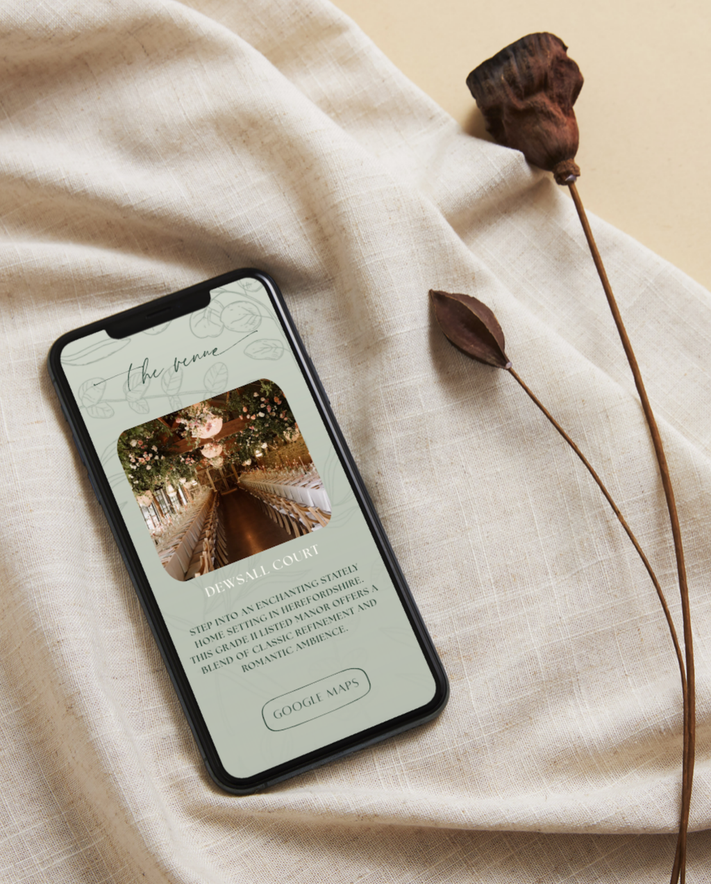 Interactive Wedding Invitation - Eucalyptus