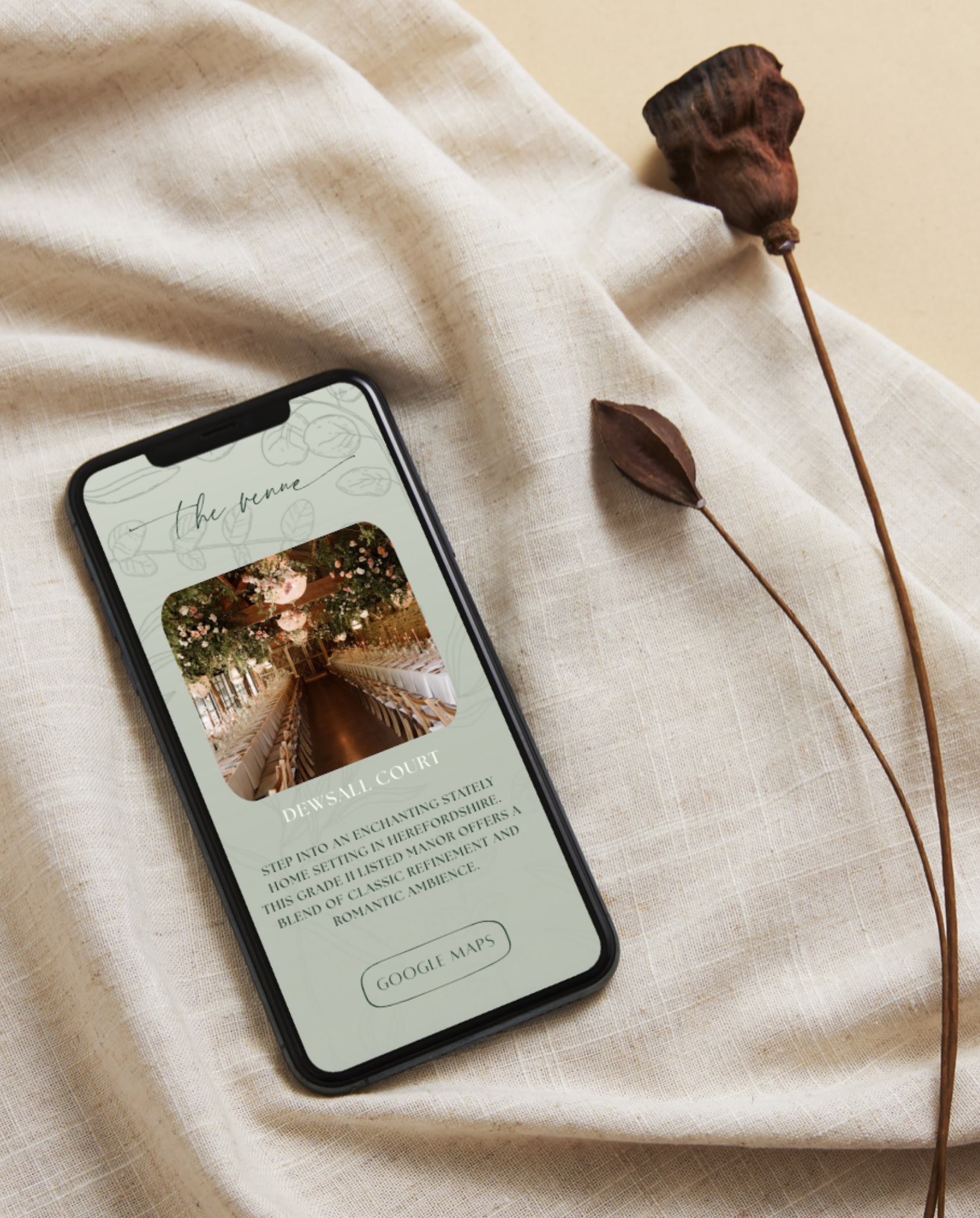 Interactive Wedding Invitation - Eucalyptus