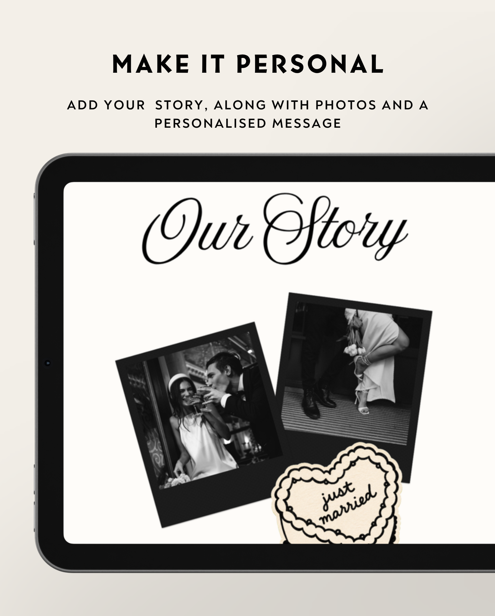 Envelope Reveal Invitation Suite - Black Tie & Bows