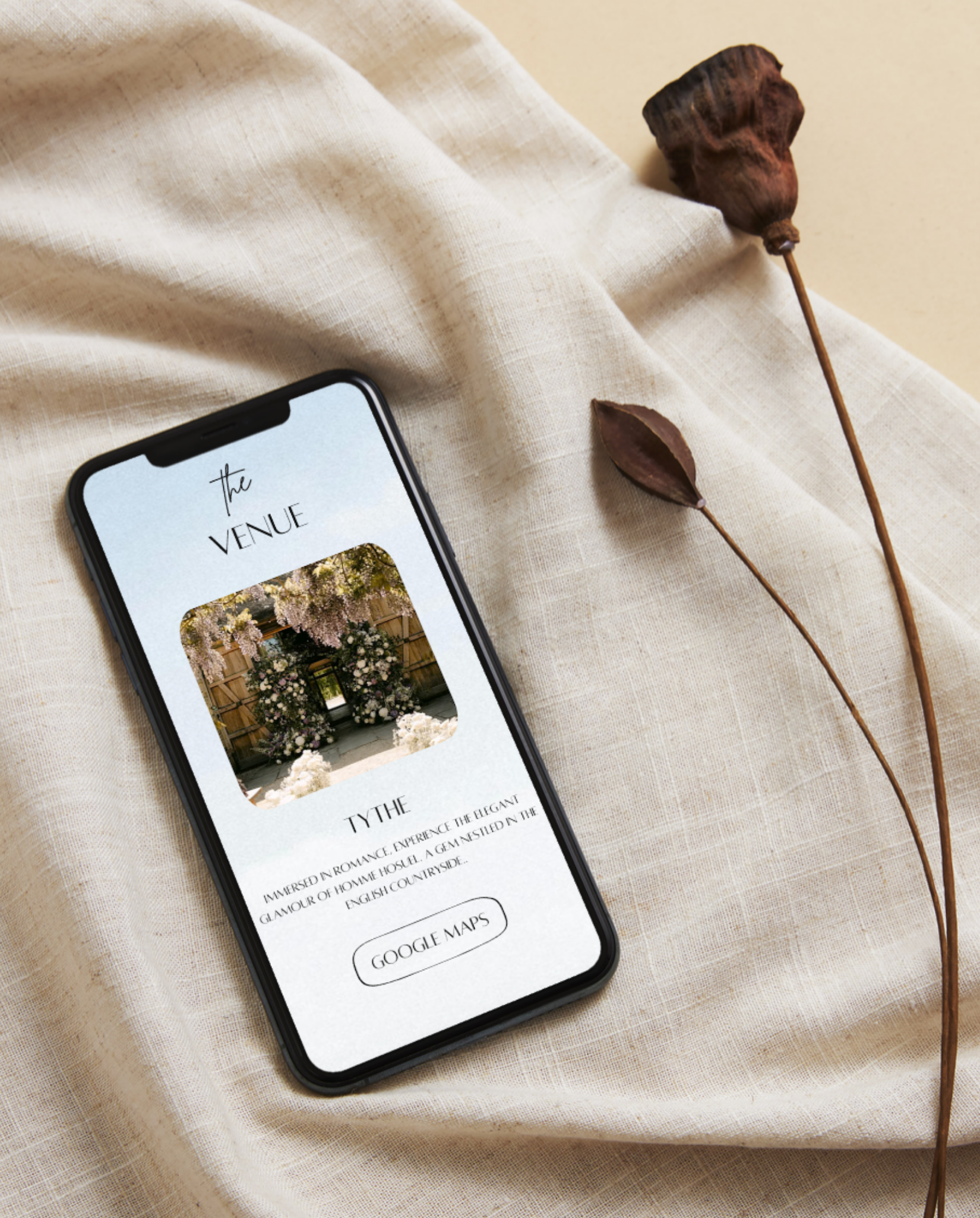 Interactive Wedding Invitation - Bohemian Floral