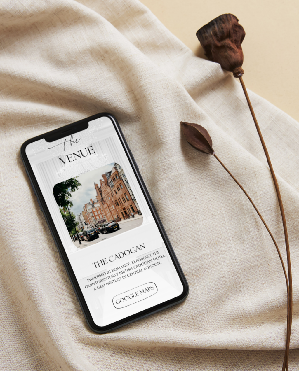 Interactive Wedding Invitation - Elegant White