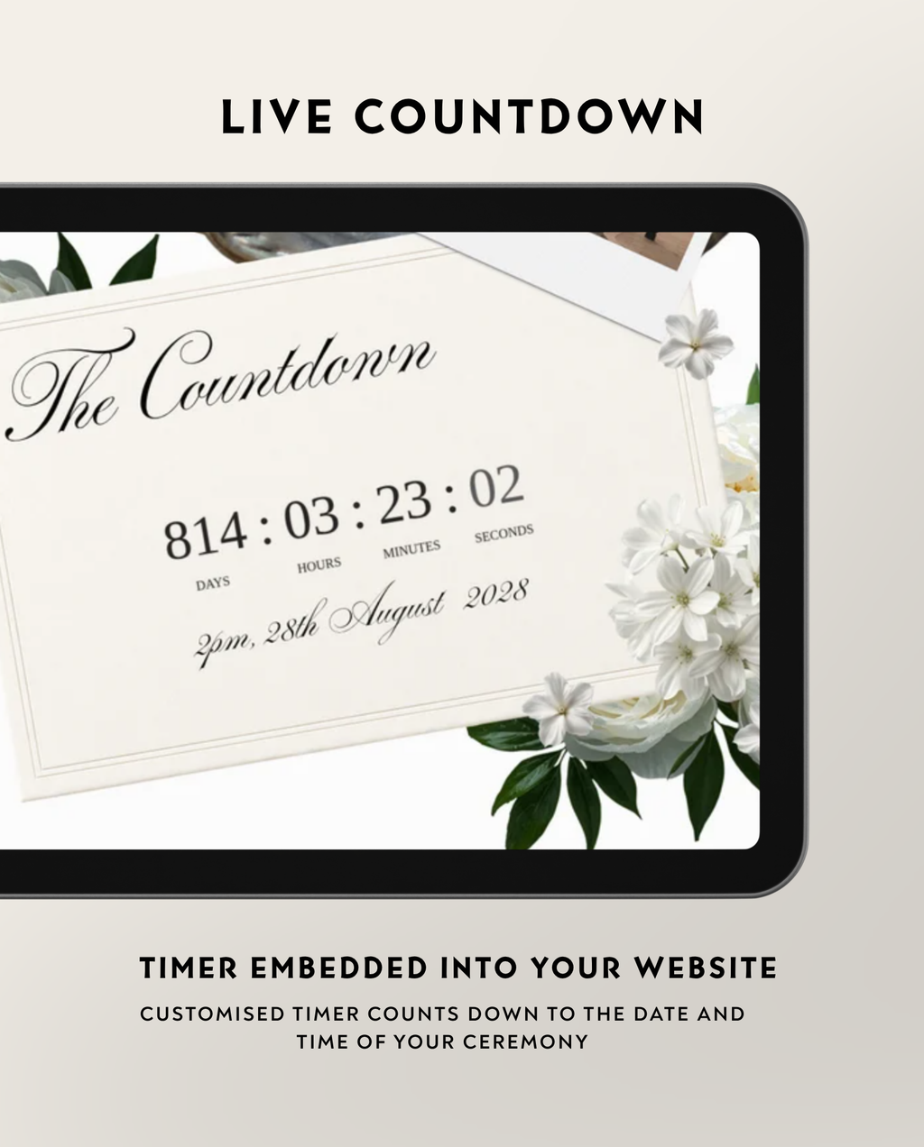 Envelope Reveal Invitation Suite - The Ivory Floral