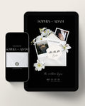 Save the Date - Elegant Black