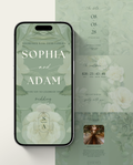 Interactive Wedding Invitation - Floral Eucalyptus