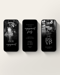 Engagement Party Invitation - Black