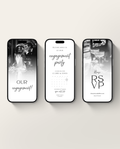Engagement Party Invitation - White